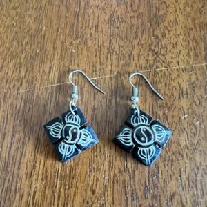 Ying and Yang earrings from the PRC